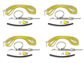 AEM QTY 4 K-Type Closed Tip Thermocouple