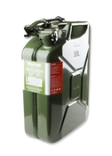 5.3 Gallon Jerry Can-GREEN Steel w/ Safety Cap & Spout