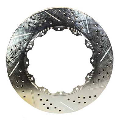 Baer Brakes 11.900" x 1.280", 2-Piece, LH Replacement Rotor, SDZ 11.900" x 1.280", 12 x 7.00"BC, 2-Piece, Left, Slot Drilled & Zinc Plated Finish