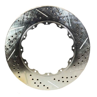 Baer Brakes 11.625" x .705", 2-Piece, LH Replacement Rotor, SDZ 11.625" X .705", 12 x 7.50"BC, 2-Piece, Left, Slot Drilled & Zinc Plated Finish