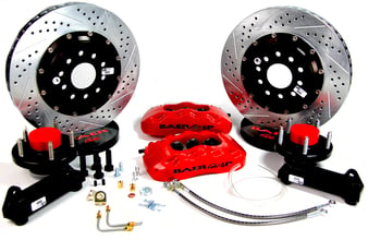 Baer Brakes 14" Pro+ Front Brake Kit, Red, SDZ, Std. Studs 1