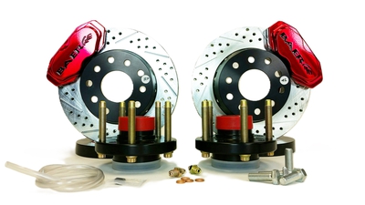 Front Brake Components Deep Stage SS4+ Brake System Front Dp Sta SS4+ FFR Whub Deep Stage SS4+ FFR w hub S4 Fire Red SDZ Deep Stage Drag Racing. No hoses, Rotors and Hubs not assembled