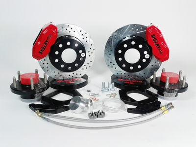 Front Brake Components SS4+ Brake System Front SS4+ FRS w hub SS4+ FRS w hub S4 Red Shelby SDZ 1970 with disc brake spindle only