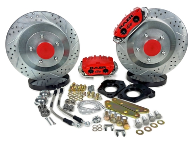 Baer Brakes 13" Classic Series Front Brake Kit Fits 1965-69 Ford Mustang, 62-69 Fairlane, 63-69 Falcon, 69 Ford Torino and 1967-69 Mercury Cougar, 66-69 Comet and 69 Cyclone (all w/OE Disc or Drum Brake Spindles)