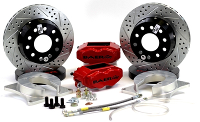 Baer Brakes 11" SS4+ Rear Brake Kit, Red, SDZ