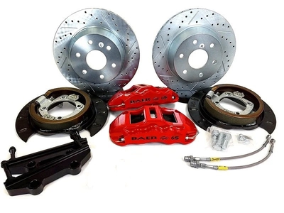 Fits 2005-14 GM 1500 Trucks w/OE Rear Drum Brakes (Drum to Disc Conversion)