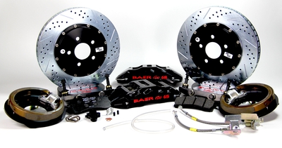 Baer Brakes 15" Extreme+ Rear Brake Kit - Black Fits 1960-87 Chevy C10 Trucks, Blazer and Suburban w/OE C-Clip (BIH) Rear End (2WD 5-Lug)