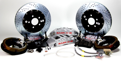 Baer Brakes 15" Extreme+ Rear Brake Kit - Silver Fits 1960-87 Chevy C10 Trucks, Blazer and Suburban w/OE C-Clip (BIH) Rear End (2WD 5-Lug)