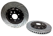 Baer Brakes EradiSpeed+ Rear 2-piece Performance Brake Rotors, SDZ