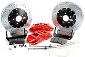 Baer Brakes 14" Extreme+ Front Brake Kit, Red, SDZ Fits 1998-02 GM F-body Cars (Camaro/Firebird) w/OE Spindles and Hubs, Also Fits 93-97 F-Body w/98-02 Spindles*