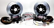 Baer Brakes 15" Extreme+ Rear Brake Kit - Silver Fits 1960-87 Chevy C10 Trucks, Blazer and Suburban w/OE C-Clip (BIH) Rear End (2WD 6-Lug)