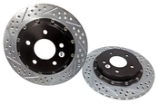 Baer Brakes EradiSpeed+ Rear 2-piece Performance Brake Rotors, SDZ