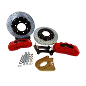 Baer Brakes 13" Pro+ Front Brake Kit - Red Fits 1971-87 Chevy, GMC 1/2 Ton Truck, Blazer & Suburban w/Dana 44 & OE Front Disc Brakes