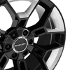 Carroll Shelby Wheels CS45 - 20 x 9 in. - 12mm Offset - Black w/ Chrome