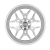 Carroll Shelby Wheels CS45 - 22 x 9.5 in. - 12mm Offset - Chrome Powder w/ Black