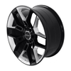 Carroll Shelby Wheels CS45 - 22 x 9.5 in. - 12mm Offset - Black w/ Chrome