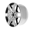 Carroll Shelby Wheels CS45 - 22 x 9.5 in. - 12mm Offset - Chrome Powder w/ Black