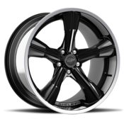 Carroll Shelby Wheels CS11 - 20 x 11 in. - 50mm Offset - Gloss Black - REAR