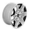 Carroll Shelby Wheels CS45 - 20 x 9 in. - 12mm Offset - Chrome Powder w/ Black