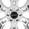 Carroll Shelby Wheels CS45 - 22 x 9.5 in. - 12mm Offset - Chrome Powder w/ Black