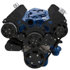 Small Block Ford 289, 302 & 351W All Inclusive Wraptor Serpentine System - Stealth Black