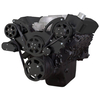 Big Block Chevy All Inclusive Wraptor Serpentine System - Stealth Black