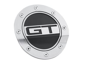 2015+ GT SILVER/BLK FUEL DOOR