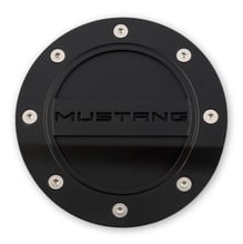 15+ MUSTANG ALL BLK FUEL DOOR