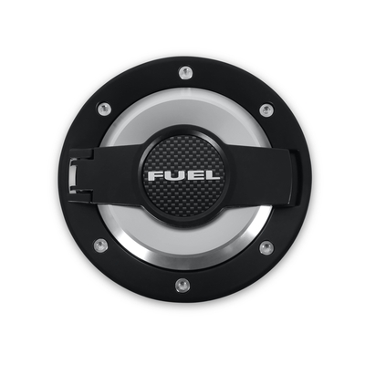 08-13 CHALLENGER FUEL DOOR BLK