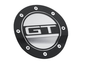 2015+ GT BLK/SILVER FUEL DOOR