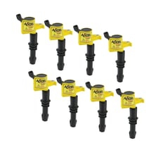 Ignition Coil - SuperCoil- 2004-2008 Ford 4.6L/5.4L/6.8L 3-valve- Yellow- 8-Pack