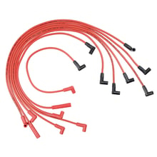 Spark Plug Wire Set - Super Stock Spiral 8mm - GM V8 1978-86 - Red