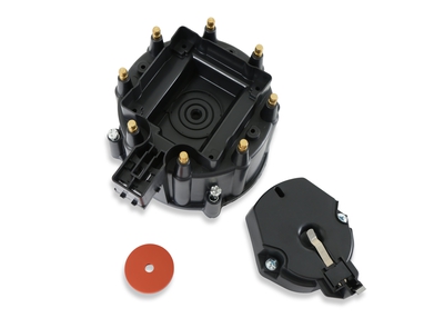 ACCEL Distributor Cap & Rotor Kit - HEI Style - Kit ACCEL 8123, Cap and Rotor Kit, Black, HEI Style, Kit