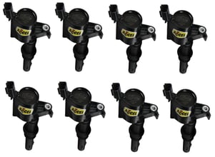 Ignition Coil - SuperCoil - 2004-2008 Ford 4.6L/5.4L/6.8L 3-valve- Black- 8-Pack