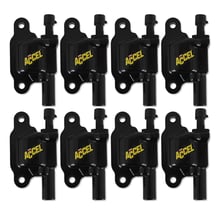 ACCEL Ignition Coil - SuperCoil -GM LS2, LS3 and LS7 - Black - 8-Pack