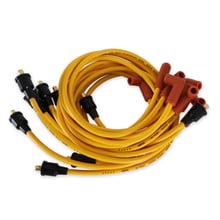 Spark Plug Wire Set- Super Stock Graphite Core 8mm- Chevy/ GMC V8 1955-74-Yellow