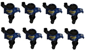 Ignition Coil - SuperCoil - 2004-2008 Ford 4.6L/5.4L/6.8L 3-valve- Blue - 8-Pack