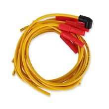 Spark Plug Wire Set- 8.8mm-Spiral Suppression- Universal Vari-Angle Boots-Yellow