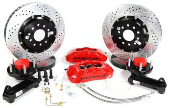 Baer Brakes 13" Pro+ Front Brake Kit, Red, SDZ, Std. Studs