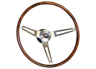 Brothers Trucks Custom Steering Wheel Kit - Walnut Grain - Bowtie 1