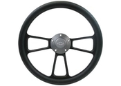 Brothers Trucks Custom Steering Wheels - Black / Black - Bowtie