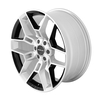 Carroll Shelby Wheels CS45 - 22 x 9.5 in. - 12mm Offset - Chrome Powder w/ Black