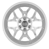 Carroll Shelby Wheels CS45 - 20 x 9 in. - 12mm Offset - Chrome Powder w/ Black