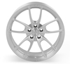 Carroll Shelby Wheels CS21 - 19 x 11 - 60mm Offset - Brushed Clear - Rear