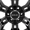 Carroll Shelby Wheels CS45 - 20 x 9 in. - 12mm Offset - Black w/ Chrome