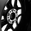 Carroll Shelby Wheels CS45 - 20 x 9 in. - 12mm Offset - Black w/ Chrome