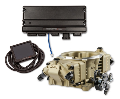 Holley EFI Terminator X Max Stealth 4150 - Gold Pre-2009 GM 4L60E/4L80E Transmission Control - 650 HP