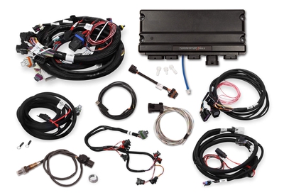 Holley EFI Terminator X Max - LS1/LS6 24x Crank - 1x Cam - EV1 Injectors - Drive-By-Wire Throttle Body and Transmission Control - USB/CAN Tuning Cable