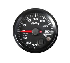 Holley Analog Style Boost/Vacuum Gauge