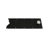 Holley LS1/LS6 Valley Cover with Oil Fill - Black Billet